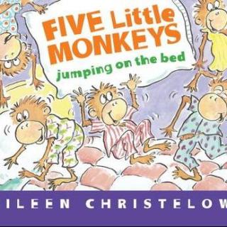 Five Little Monkeys jumping on the bed