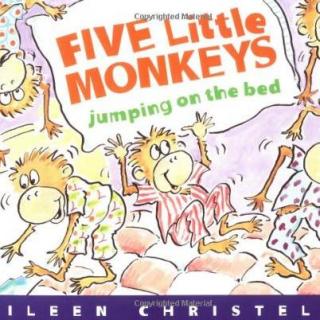 9057 《Five Little Monkeys Jumping on the Bed》英文绘本故事 廖彩杏书单