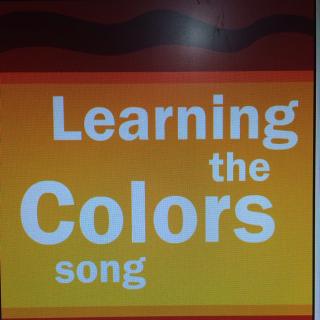 Learning the Colors song