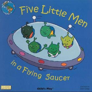 9061 《Five Little Men In a Flying Saucer》英文绘本故事 廖彩杏书单