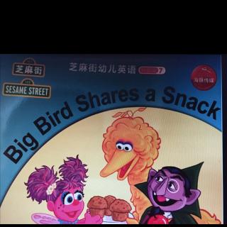 9. Big Bird Shares a Snack