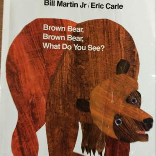 brown bear，what do you see