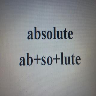 英语单词源来如此之前缀ab-absolute