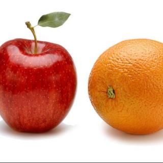 俚语：Apples and Oranges