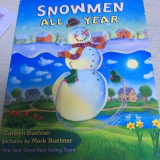 英文绘本故事Snowmen all year雪人的一年