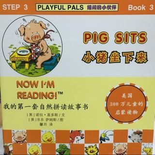 Step3_3 pig sits小猪坐下来