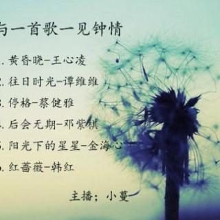 与一首歌一见钟情【主播：小蔓】