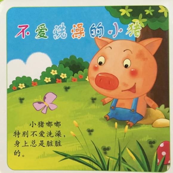 不爱洗澡的小猪