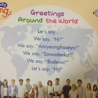 Greetings around the world