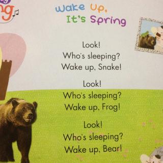 Wake up! It's spring