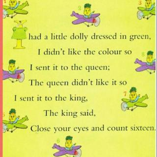 鹅妈妈童谣讲解版27. I had a little dolly dressed in green