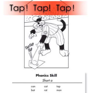 Phonics07: Tap tap tap