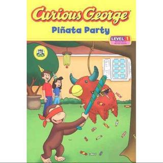 《Curious George pinata party》英语