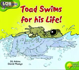 Toad swims for his life