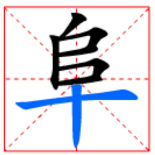 咬文嚼字7-阜