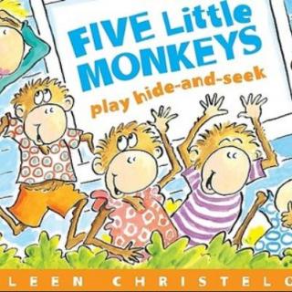 英文绘本之五只小猴子系列《Five Little Monkeys Play Hide and Seek》