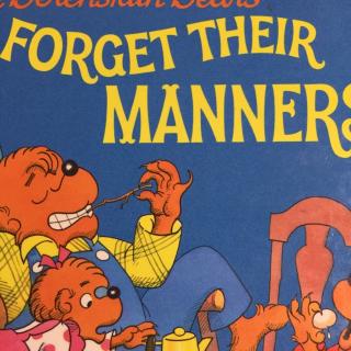 【双语故事】Forget their manners（上）