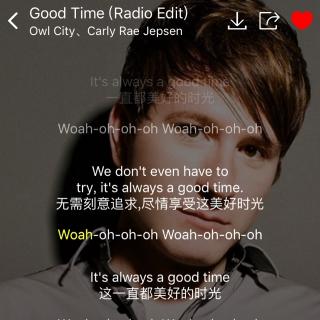 　Good Time 美好时光 