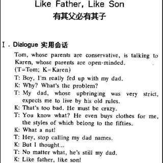 Lesson58 Like Father,Like Son