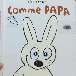 妈妈宝宝一起学法语 绘本 Comme papa