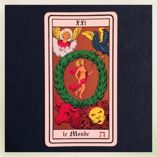 塔罗占卜全书马赛塔罗21世界theworld