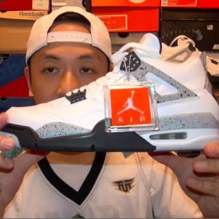 Sneaker 看你老师球鞋147 - Air Jordan 4 OG White Cement 2016 乔丹四代白水泥