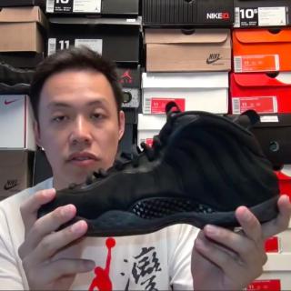 Sneaker 看你老师球鞋介绍079 - Nike Foamposite One Black Suede 耐克黑麂皮喷