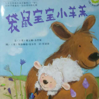 绘本教育《袋鼠宝宝小羊羔》-一个关于母爱的伟大力量的故事