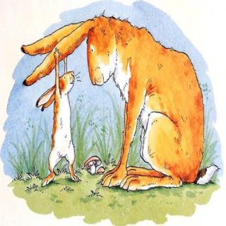 晚安小故事-大兔子和小兔子