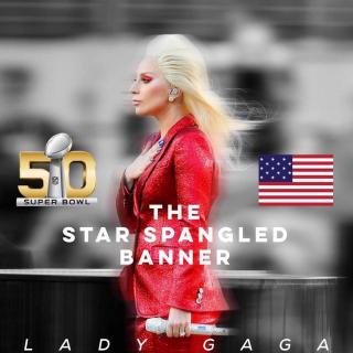 Lady Gaga最新2016年第50届超级碗开场表演国歌！