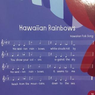 吉吉唱童谣D34 Hawaiian Rainbows