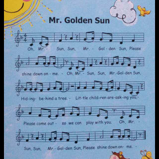 Mr. Golden Sun 太阳公公 精读（讲读）课