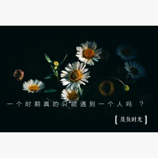 一个时期真的只能遇见一个人么？