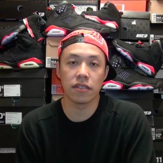 Sneaker 看你老师球鞋介绍091 - Air Jordan 6 Black infrared 2014 乔丹六代黑红