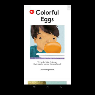 razkids level reading AA:colorful eggs