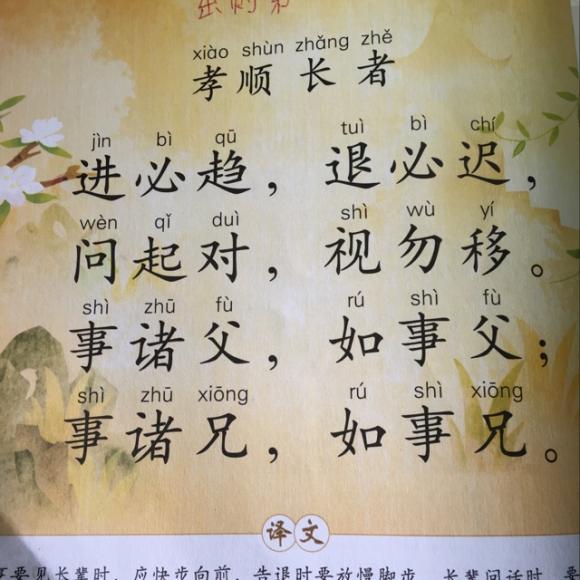 弟子规出则弟孝顺长者