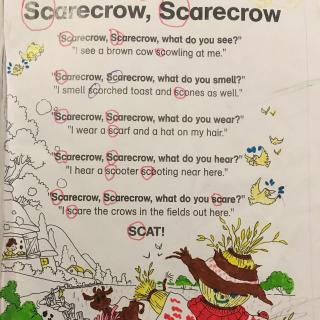 【跟新西兰小学生一起学英文】1.Scarecrow 稻草人