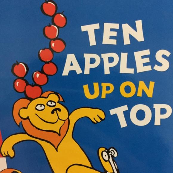 ten apples up on top