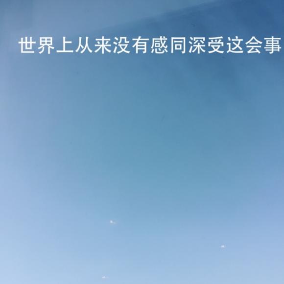 世界上从来没有感同身受这回事儿