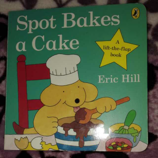 Spot Bakes A Cake