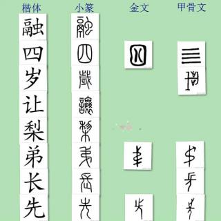 三字经讲解17——融四岁能让梨弟于长宜先知