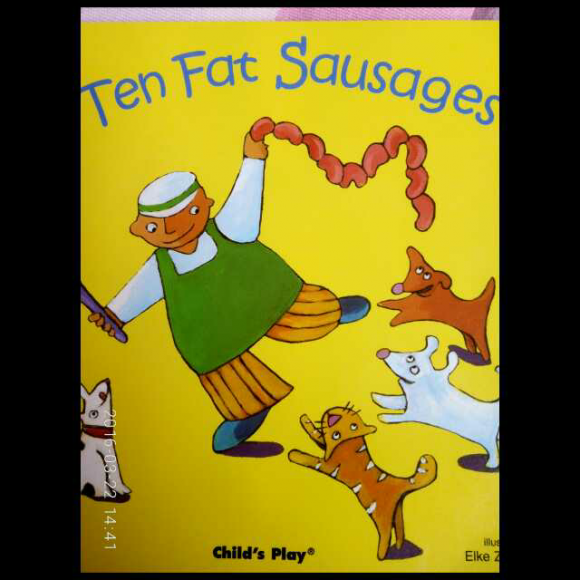亲子英文绘本阅读ten fat sausages