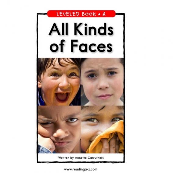 all kinds of faces raz kids level a