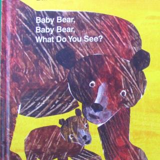 baby bear baby bear what do you see？