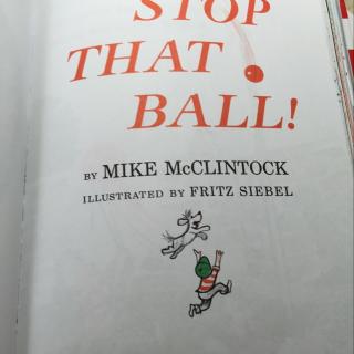 Stop that ball
