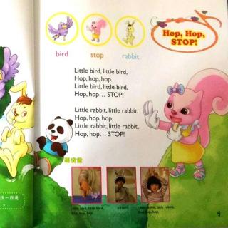 韵律英文儿歌Hop,Hop,STOP!