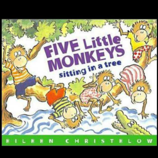 英文绘本:Five little monkeys sitting in the tree