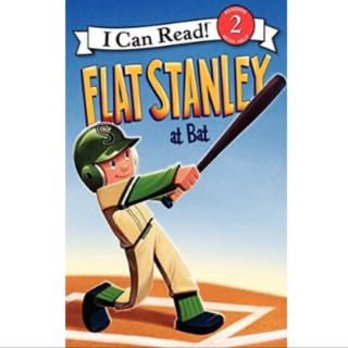 Flat Stanley at bat