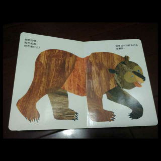 Brown bear, brown bear, what do you see？