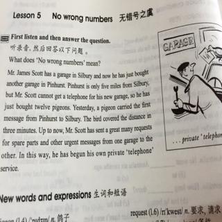 NCE2 Lesson5 No wrong numbers